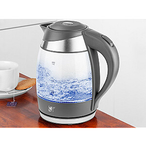 Электрический чайник LAFE CEG016 1,7 л 2200 Вт Серый, Прозрачный