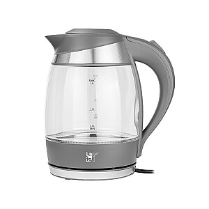 Электрический чайник LAFE CEG016 1,7 л 2200 Вт Серый, Прозрачный