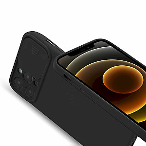 Fusion Camera Protect silikona aizsargapvalks Samsung Galaxy A25 5G | 24 4G melns