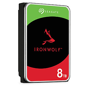 Seagate IronWolf ST8000VN002 3,5 collu 8TB Serial ATA III iekšējais cietais disks