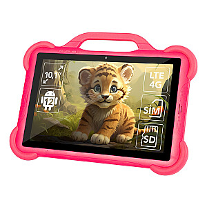 Планшет KidsTAB10 4G BLOW 4/64ГБ розовый + чехол