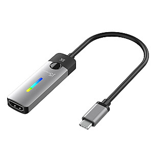 j5izveidojiet JCA157-N USB-C® uz HDMI™ 2.1 8K adapteri