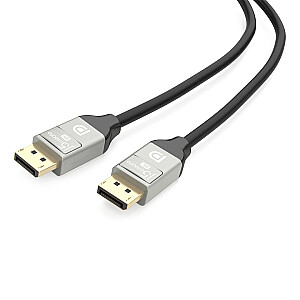 J5izveidojiet 8K DisplayPort kabeli (DisplayPort M uz DisplayPort M; 2 m; melns) JDC43-N