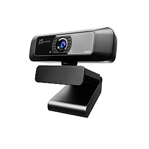 j5create JVCU100 USB™ HD tīmekļa kamera 360°, 1080p video, melns