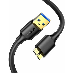 Ugreen USB USB 3.0 kabelis - micro USB 3.0 UGREEN kabelis 0,5 m (melns)