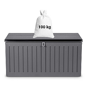 Садовый ящик 109 х 51 х 55 см 270 литров серый