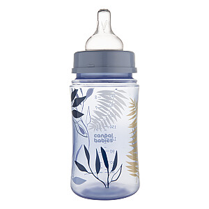 CANPOL BABIES Canpol Babies EasyStart pretkoliku pudelīte, 240ml, GOLD, 35/240_blu
