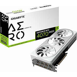 Видеокарта Gigabyte GeForce RTX 4070 SUPER Aero OC 12 ГБ GDDR6X (GV-N407TSAERO OC-16GD)