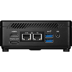 MSI Cubi 5 12M-004EU Intel® Core™ i3 i3-1215U 8 ГБ DDR4-SDRAM 256 ГБ твердотельный накопитель Windows 11 Pro Мини-ПК Черный