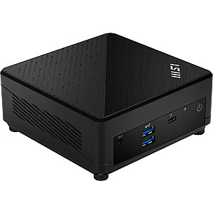 MSI Cubi 5 12M-004EU Intel® Core™ i3 i3-1215U 8 ГБ DDR4-SDRAM 256 ГБ твердотельный накопитель Windows 11 Pro Мини-ПК Черный