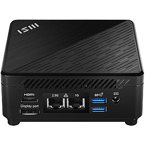 MSI Cubi 5 12M-004EU Intel® Core™ i3 i3-1215U 8 ГБ DDR4-SDRAM 256 ГБ твердотельный накопитель Windows 11 Pro Мини-ПК Черный