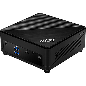 MSI Cubi 5 12M-002EU Intel® Core™ i5 i5-1235U 8 ГБ DDR4-SDRAM 512 ГБ твердотельный накопитель Windows 11 Pro Мини-ПК Черный