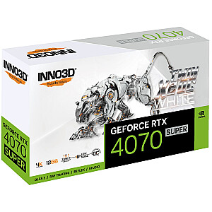 Inno3D GeForce RTX 4070 SUPER Twin X2 OC Белый 12 ГБ GDDR6XDLSS 3