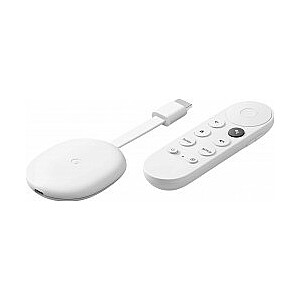 Google Chromecast 4K 4.0 balts ar Google TV EU