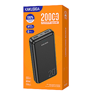 KAKUSIGA KSC-881 power bank 20000mAh | 2 x USB черный