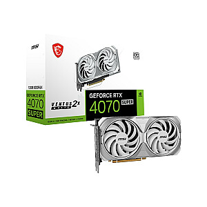 Видеокарта MSI GeForce RTX 4070 SUPER 12 ГБ VENTUS 2X WHITE OC
