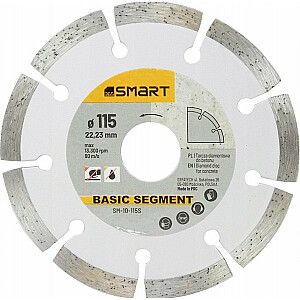 Dimanta asmens Smart pamata segments 115 mm smart