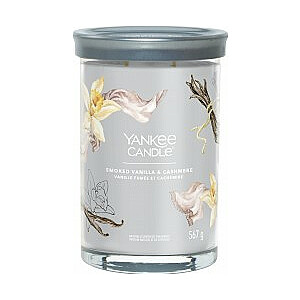 Стакан Yankee Candle Signature с копченой ванилью и кашемиром 567г