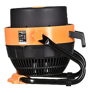 NEO Tools 90-070 Электрический обогреватель 2в1 + тепловентилятор 2400 Вт Черный, Оранжевый