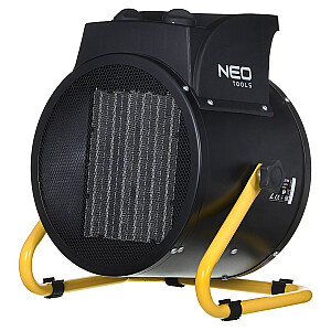 NEO Tools 90-064 электрический обогреватель Керамический PTC 5000 Вт Черный