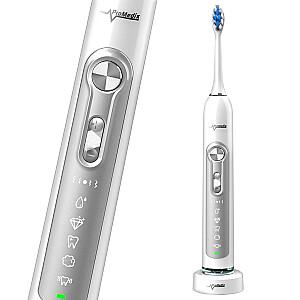 Зубная щетка Promedix PR-750 W IPX7 черная, дорожный футляр, 5 режимов, таймер, 3 уровня мощности, 3 насадки