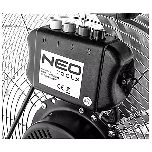 Grīdas ventilators Neo Tools 100 W, diametrs 45 cm, gaisa padeve 3 ātrumi