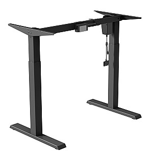 Ergo Office ER-403B Настольный стол с рамкой для сидения и подставки, электрический стол с регулируемой высотой, офисный стол без столешницы, черный