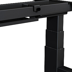 Ergo Office ER-404B Электрический стол с двойной регулировкой по высоте для стояния/сидения без столешниц, черный