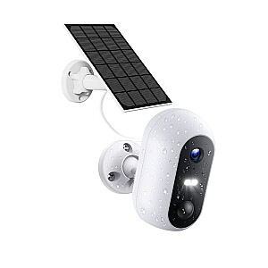 Extralink Smart Life SolarEye | Āra kamera ar saules paneli | bezvadu savienojums, Full HD 1080p, Wi-Fi, 5200 mAh akumulators, IP54