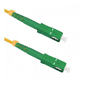 Optiskās šķiedras kabelis Qoltec 54281 1 m SC Zaļš, Dzeltens