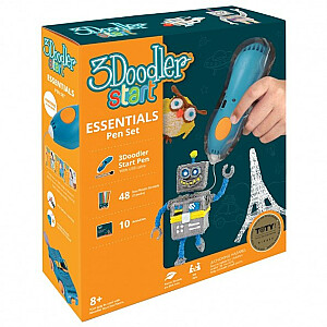 3Doodler Start 3DS-ECO10-BLACK-250 3D drukas materiāls, kompostējama plastmasa, 1g