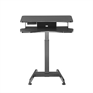 Pārnēsājams galds Maclean MC-835 ar elektrisko augstuma regulēšanu, maks. 72–122 cm 37 kg Vadības panelis Sēdoša un stāvoša darbstacija