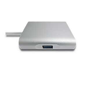 Qoltec 50409 USB grafikas adapteris sudraba krāsā