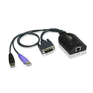 ATEN Кабель-переходник USB — DVI — Cat5e/6 KVM (модуль ЦП)