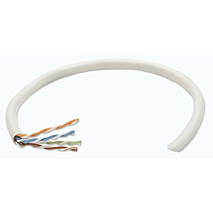 Сетевой кабель Intellinet Bulk Cat5e, 24 AWG, одножильный провод, 305 м, серый, медный, U/UTP, коробка