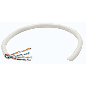 Сетевой кабель Intellinet Bulk Cat6, 23 AWG, одножильный провод, 305 м, серый, медный, U/UTP, коробка