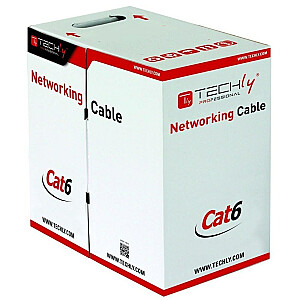Сетевой кабель Techly ITP-C6U-RI Серый, 305 м Cat6 U/UTP (UTP)