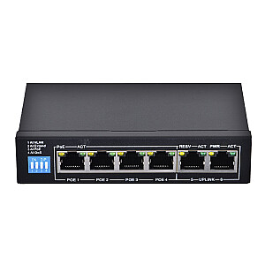 Extralink EX.14305 tīkla slēdzis Nepārvaldīts L2 Gigabit Ethernet (10/100/1000) Power over Ethernet (PoE) Melns