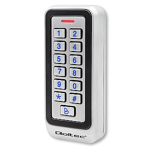 Qoltec 52442 Кодовый замок RHEA со считывателем RFID | Код | Карта | брелок |Дверной звонок | IP68 | ЭМ