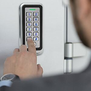 Qoltec 52442 RHEA kombinētā slēdzene ar RFID lasītāju | Kods | Karte | atslēgu piekariņš |Durvju zvans | IP68 | EM