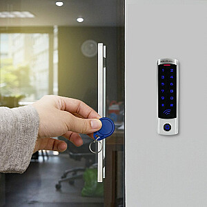 Qoltec 52445 DIONE kombinētā atslēga ar RFID lasītāju Kods | Karte | atslēgu piekariņš | Durvju zvana poga | IP68 | EM