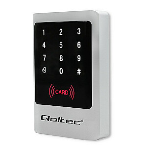Qoltec 52444 Кодовый замок MIMAS со считывателем RFID Код | Карта | брелок | Кнопка дверного звонка | IP68 | ЭМ