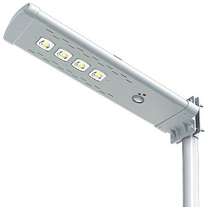 PowerNeed SSL06N āra apgaismojums āra stabam/stabā uzstādīts apgaismojums Nenomaināma(-s) lampa(-as) LED sudraba