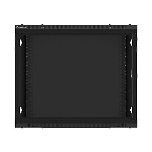 Lanberg WF01-6609-00B Стеллажный шкаф 9U Настенный стеллаж Черный