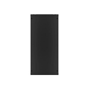 Lanberg WF01-6427-10B Pie sienas stiprināms plaukts skapis 27U melns