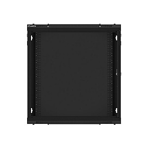 Lanberg WF01-6412-00B Стеллажный шкаф 12U Настенный стеллаж Черный