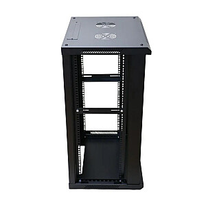 Шкаф настенный Extralink 19" 18U 600x600 мм Черный