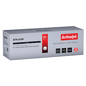 Activejet ATH-142N toneris HP printerim, nomaiņa HP 142A W1420A; Augstākā; 950 lappuses; melns