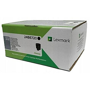 Tonera kasetne Lexmark 24B6720 1 gab. Oriģināls melns