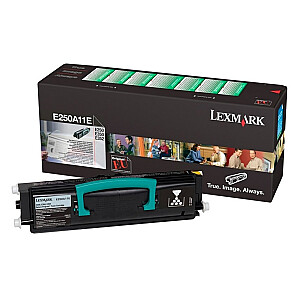 Lexmark E250A11E tonera kasetne 1 gab. Oriģināls melns